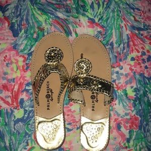 Palm Beach Gold Sandals